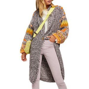 NWT Free People Long Oversized Sweater / Cardigan